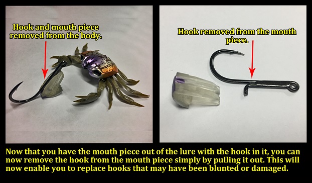 How To Change Or Replace Components On A Single Hook Model Crab